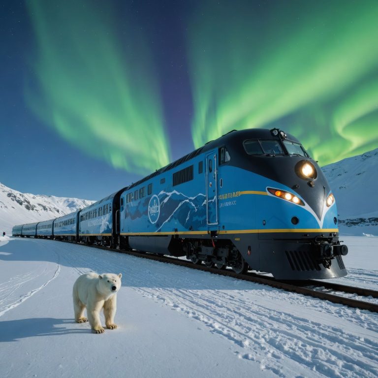 epicrealismXL v2Wip 2024 02 21 000147 photograph showing the Polar Express a unique train 241765126