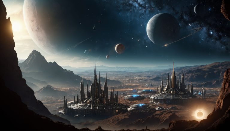 opendalle v11 2024 02 13 180550 Dominion of the Spiral Arm galactic civilization SK 564031655