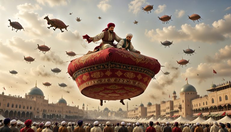 1149 The Ottoman Flying Carpet Race aiartistHyperrayXLXL hypersdxlsafetenso 127954777